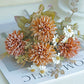 Silk Chrysanthemum Flowers Wedding Home Orange 1PC Emma