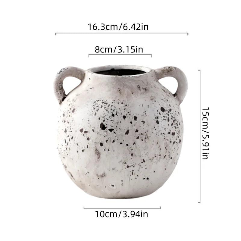 Classic Ceramic Tabletop Vase – Porcelain Decorative Ornament YQ5-1 Emma