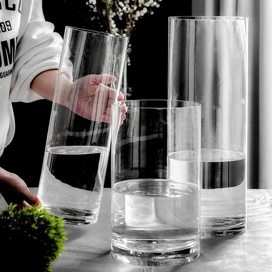Classic Glass Vase – Large Decorative Crystal Centerpiece Emma