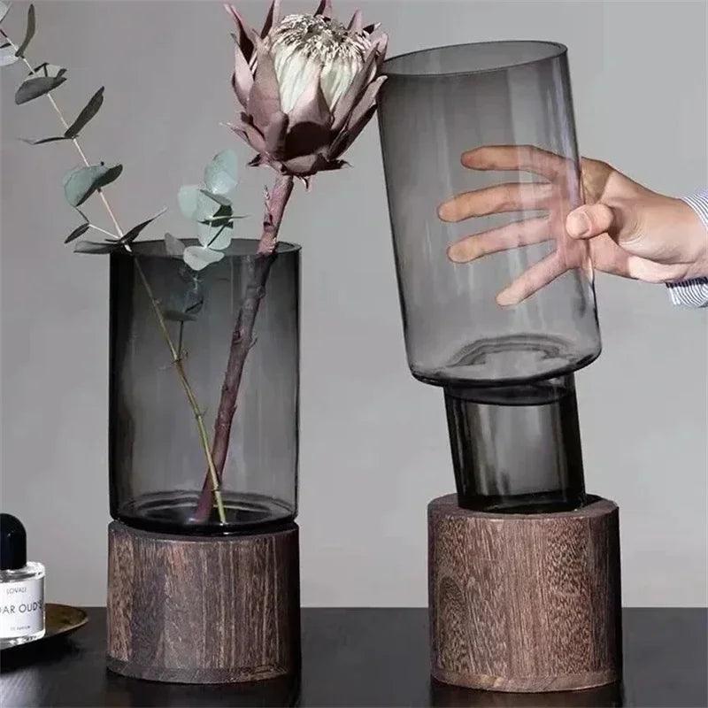 Clear Glass Decorative Jar – Minimalist Storage or Display Piece Emma